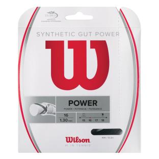 Cordage Noir Wilson Synthetic Gut Power pas cher