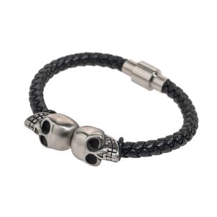 Bracelet Noir Homme Geographical Norway 315114 pas cher