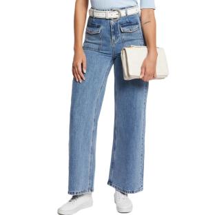 Jean Bleu Femme Morgan PWIDE pas cher