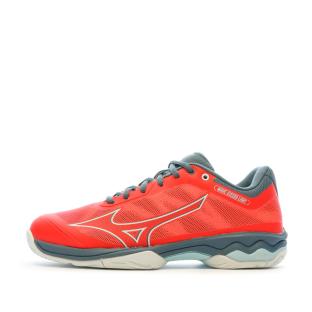 Chaussures de Padel Rose/Rouge Femme Mizuno Wave Exceed pas cher