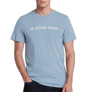 T-shirt Bleu clair Homme G-Star Raw GD25950 vue 0