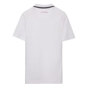 Polo Blanc Homme Teddy Smith Miky vue 2