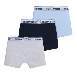 Lot de 3 Boxers Bleu/Marine/Gris Homme Teddy Smith 1TS/52/6 vue 2