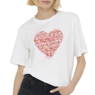 T-shirt Beige Femme JDY Print pas cher