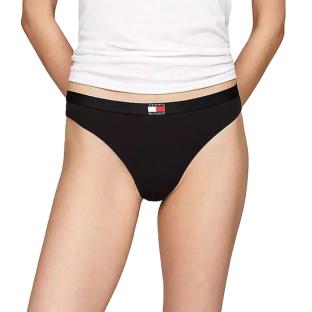 3x Strings Noires/Rose/Rouge Femme Tommy Hilfiger Thong vue 2