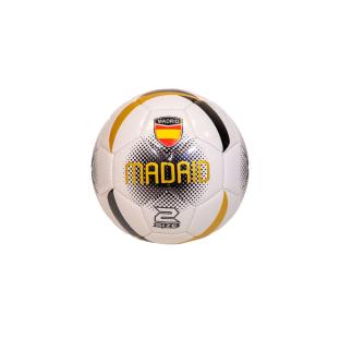 MADRID Mini Ballon Blanc/Noir/DORE Sport Zone vue 0