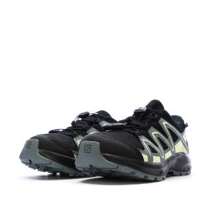 Schwarze/gelbe Salomon-Wanderschuhe für Herren „Piccolo“ Ansicht 0