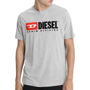 T-shirt Gris Homme DieselMale pas cher