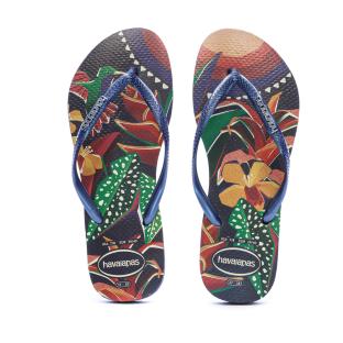 Tongs Marine Femme Havaianas Slim Tropical vue 0
