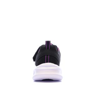 Baskets Roses/Noires Fille Skechers Sola Glow01 vue 0