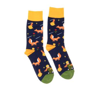 Chaussettes Marine/Jaune Mixte Stella Green Le Petit prince pas cher
