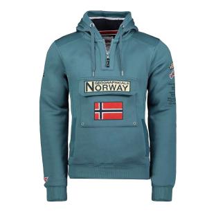 Sweat Bleu Homme Geographical Norway Gymclas pas cher