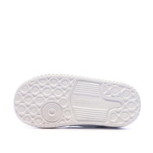 Baskets Blanches Garçon Adidas Forum Lows vue 0