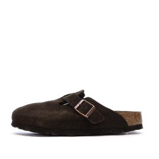 Sabots Marrons Femme Birkenstock Boston pas cher