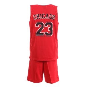Chicago Ensemble de basket Rouge/Noir Enfant Sport Zone vue 2