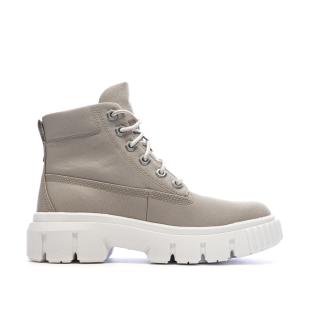 Bottines Beige Femme Timberland Greyfield Mid Lace Up vue 0