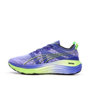 Chaussures de Running Bleu/Verte Homme Puma Foreverun Nitro pas cher