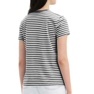 Camiseta negra/blanca de mujer Levi's Perfect ver 0