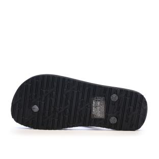 Tongs Noir Femme Calvin Klein Jeans Flip Flop Tpu Metall vue 0