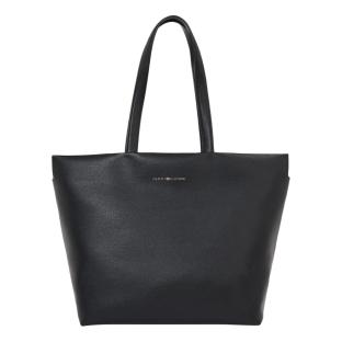Sac à Bandoulière Noir Femme Tommy Hilfiger Logotapes AW0AW17693 vue 0
