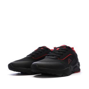 Baskets Noires/Rouges Garçon Kappa Logo Safir 2s vue 0