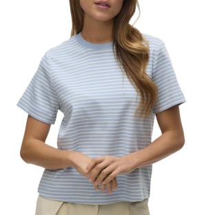 T-Shirt Bleu/Blanc Femme Vero Moda Naima vue 0