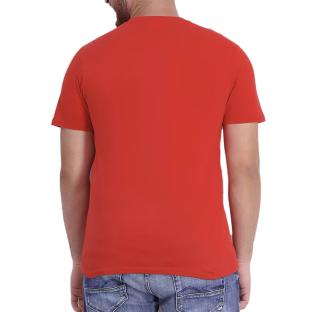 T-shirt Rouge Homme Sergio Tacchini Stripe B vue 2