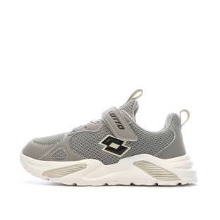 Baskets Grises/Blanches Garçon Lotto Bologna pas cher