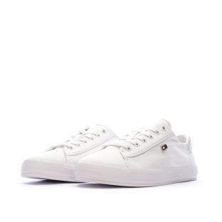 Baskets Blanches Femme Tommy Hilfiger Vulc Canvas Lace Up vue 6