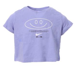 T-shirt Mauve Fille Nike Crop pas cher