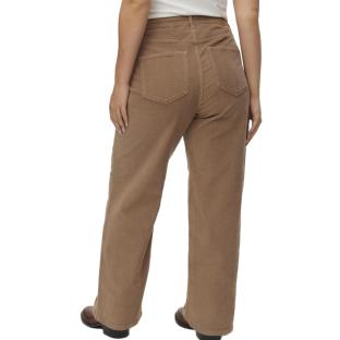 Pantalon en Velours Beige Foncer Femme Vero Moda Curve Corudroy vue 0
