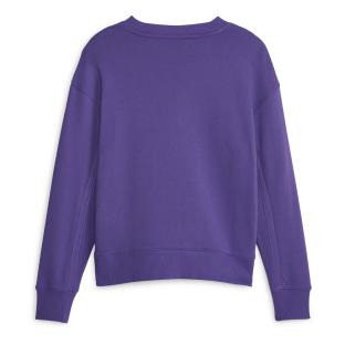 Sweat Violet Femme Puma Infuse Crew vue 0