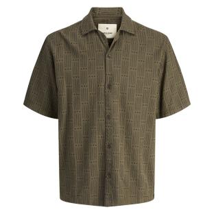 Chemise Kaki Homme Jack & Jones Vincent vue 0