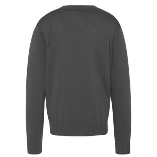 Pull Gris Homme Schott Basic Fin Rase vue 0