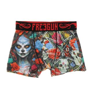 Boxer Multicolores Garçon Freegun Juanita pas cher