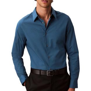Chemise Bleu Homme Calvin Klein Jeans Solid vue 0