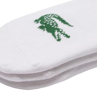 X3 Paires De Chaussettes Invisible Blanc Lacoste RA7872 vue 0