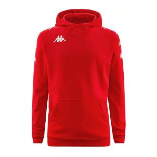 Sweat à Capuche Rouge Homme Kappa Diano vue 0
