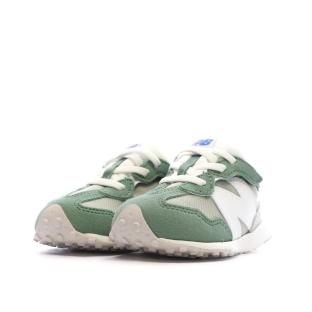 New Balance 327 Baskets Verte Garçon NW327CJ vue 6
