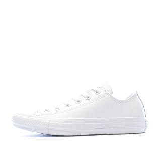 All Star Baskets blanches cuir Homme Converse vue 0