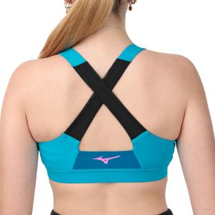 Brassière de Sport Bleu Femme Mizuno Active Support vue 2