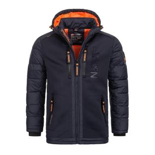 Doudoune Marine/Noire Homme Geographical Norway Beachwood WR813H pas cher