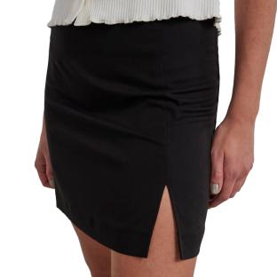 Jupe Noire Femme Pieces Thelma vue 0