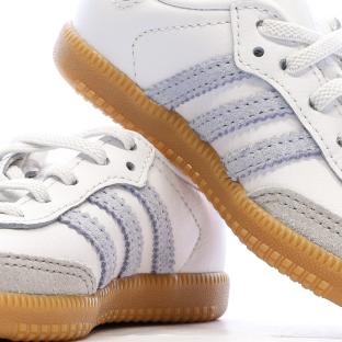 Baskets Grise/Blanches Bébé Adidas Samba Og vue 0
