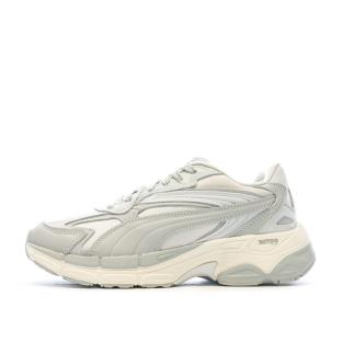 Baskets Blanche/Gris Femme Puma Teveris Nitro pas cher