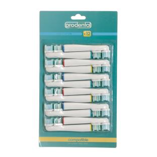 x12 Brossettes de Rechange Prodental Double Action pas cher