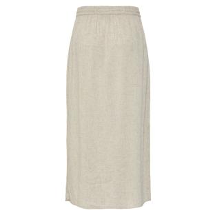 Jupe Beige Femme Pieces Pia vue 0