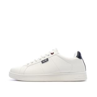 Basket Blanche/Marine Homme Ellesse Jacob Defender vue 0