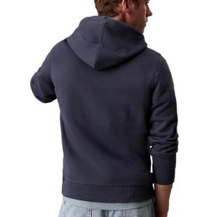 Sweat Marine Homme Calvin Klein Jeans Monologo vue 2