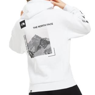 Sweat Blanc Femme The North Face NF0A83EMFN41 vue 2
